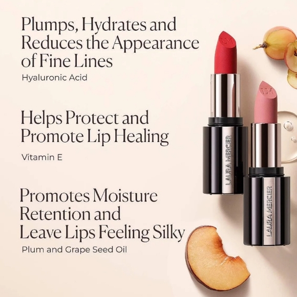 Laura Mercier Caviar Smoothing Matte Lipstick: Nude Sateen (143), .13oz, NIB - Picture 5 of 8